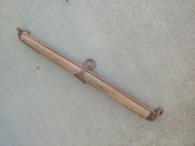 Single-tree iron fitting on both ends