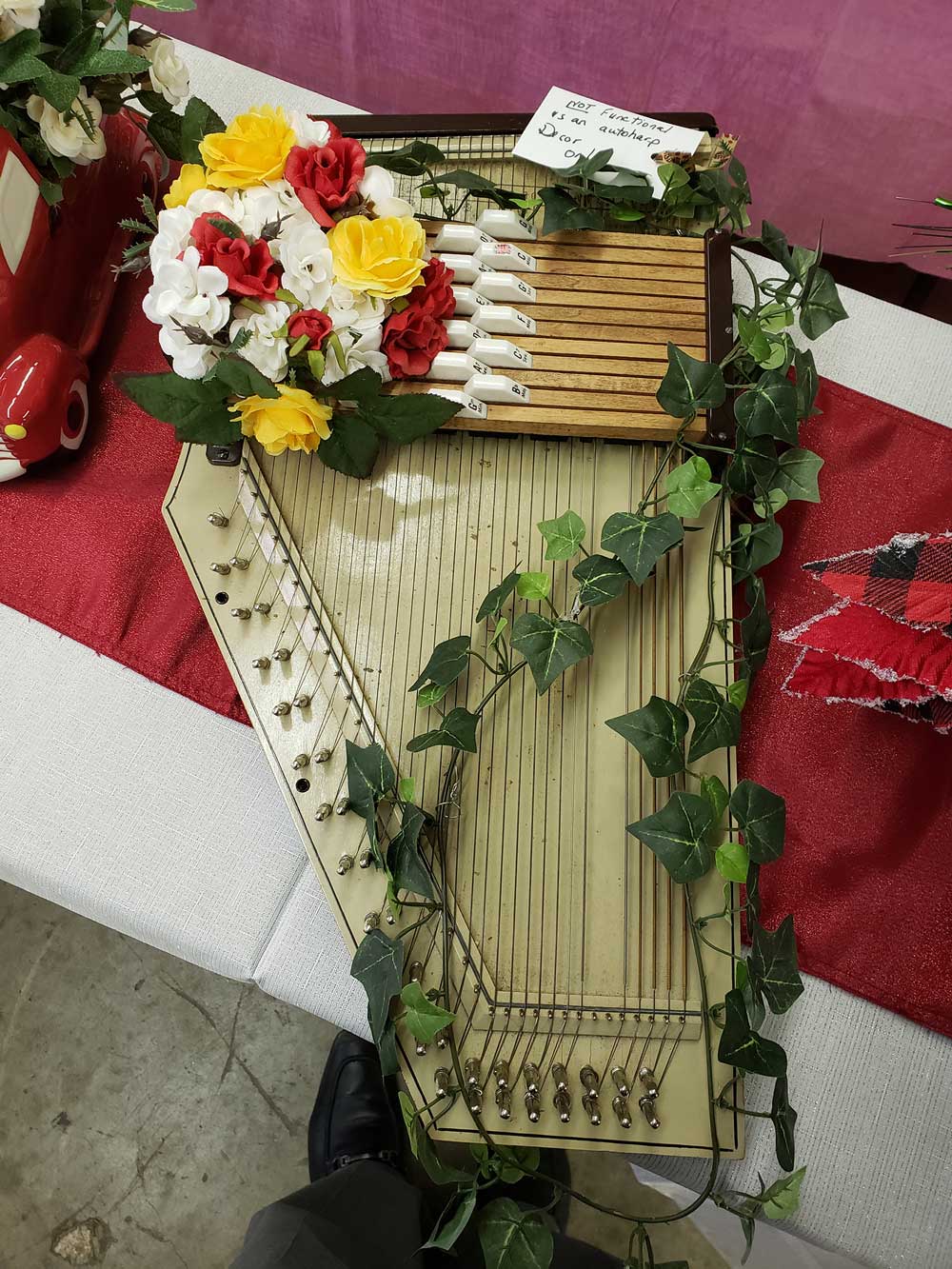 Decorated Autoharp