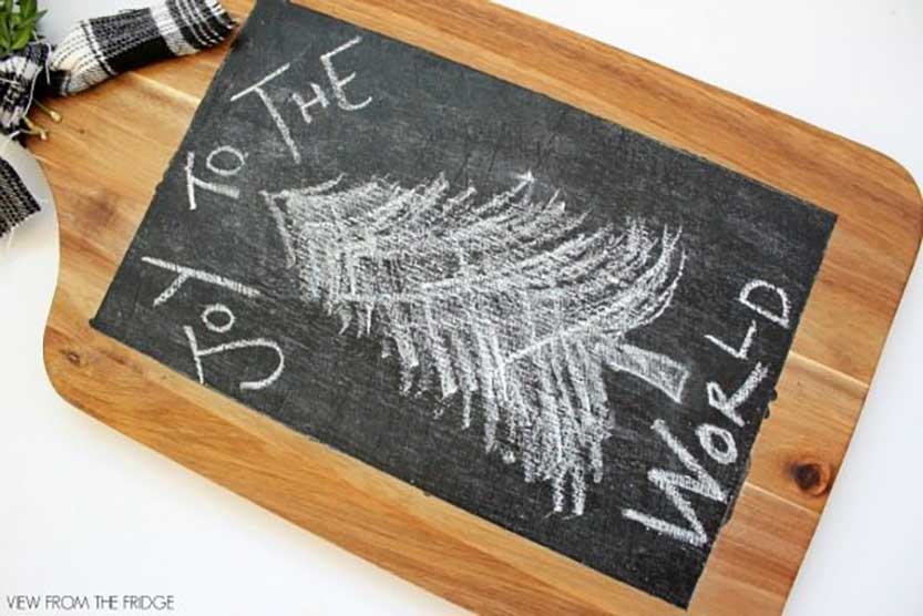 CuttingBoard with Chalkboard from Juggling Act Mama