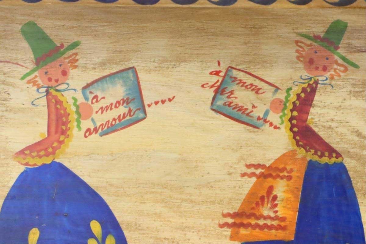 cabinet-closerp Drawing on back of cabinet