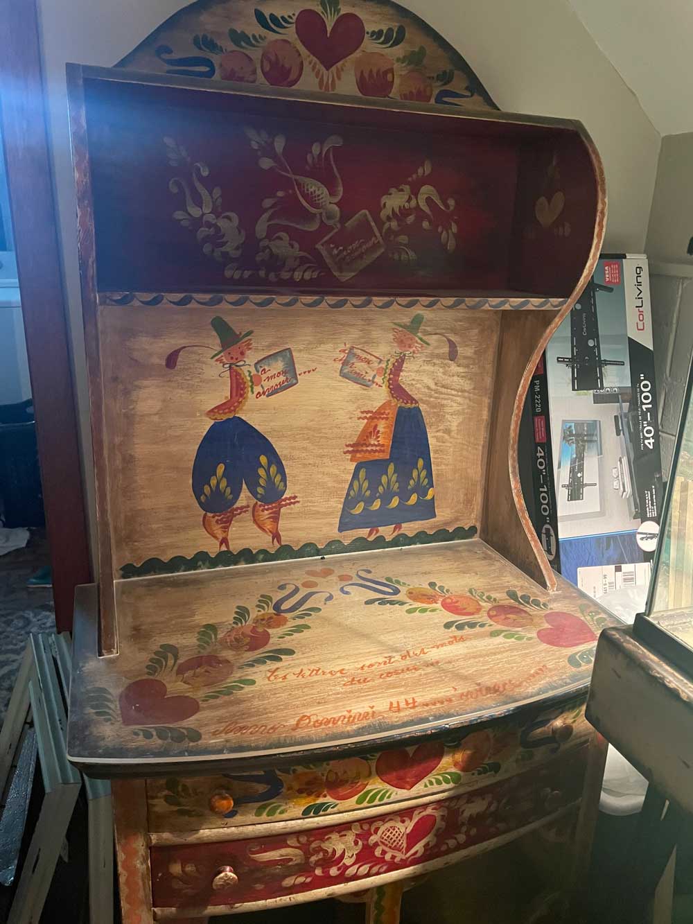 cupboard Peter Hunt hand painted furniture