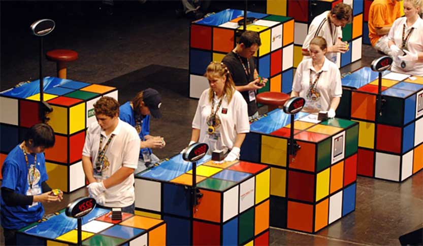 Rubik's Cube competition