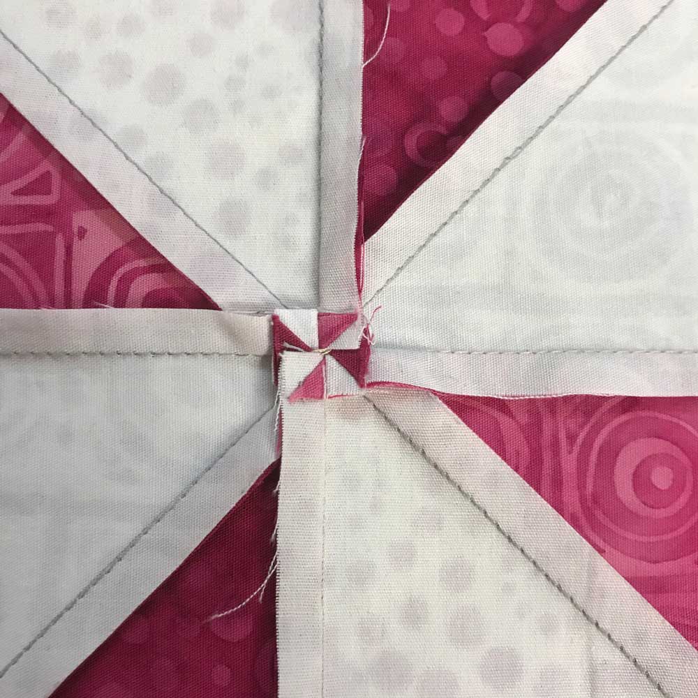 quilted fabric postcard