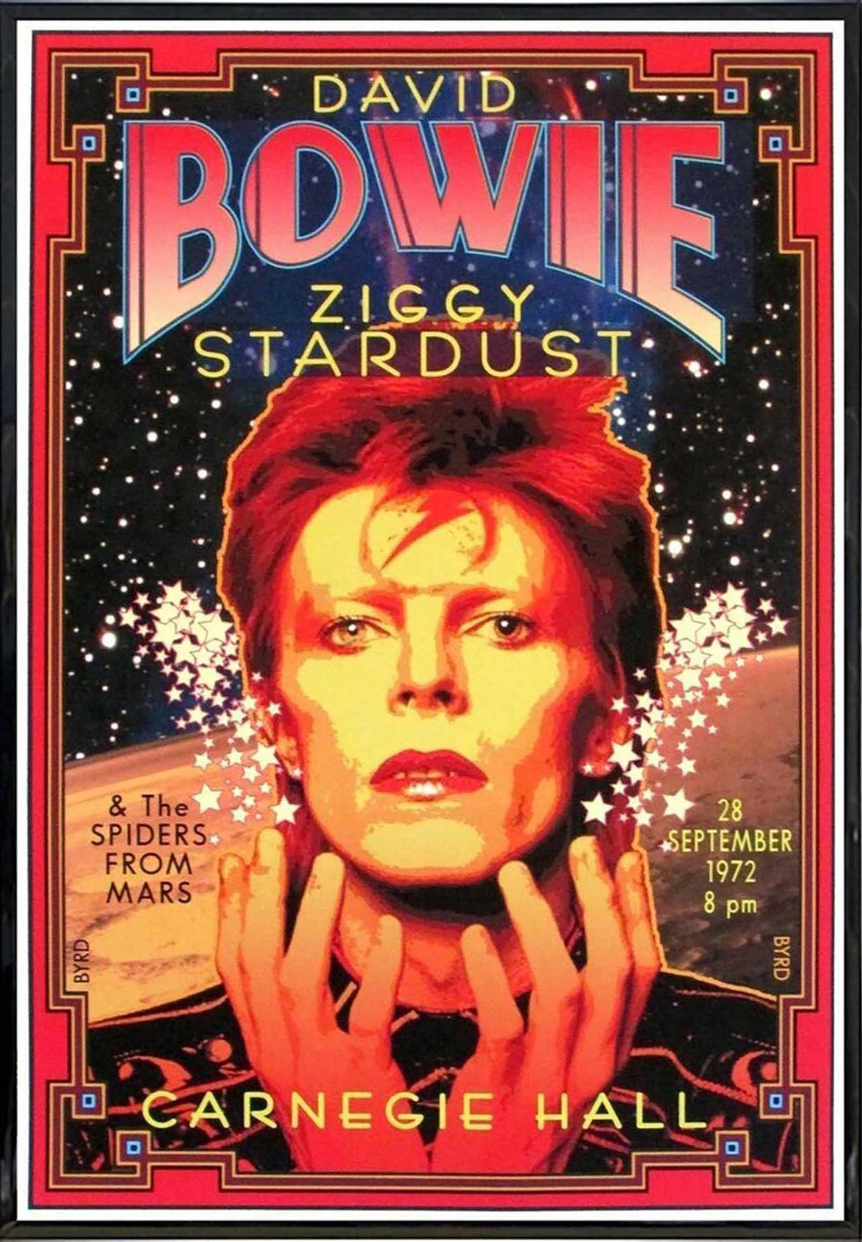 David Bowie concert posters