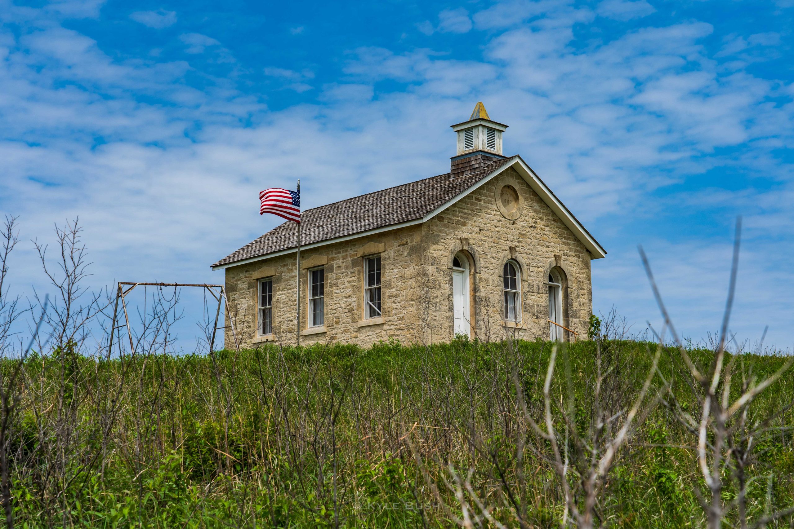 cover: Lower Fox Creek Schoolhouse, built in the late 1800s