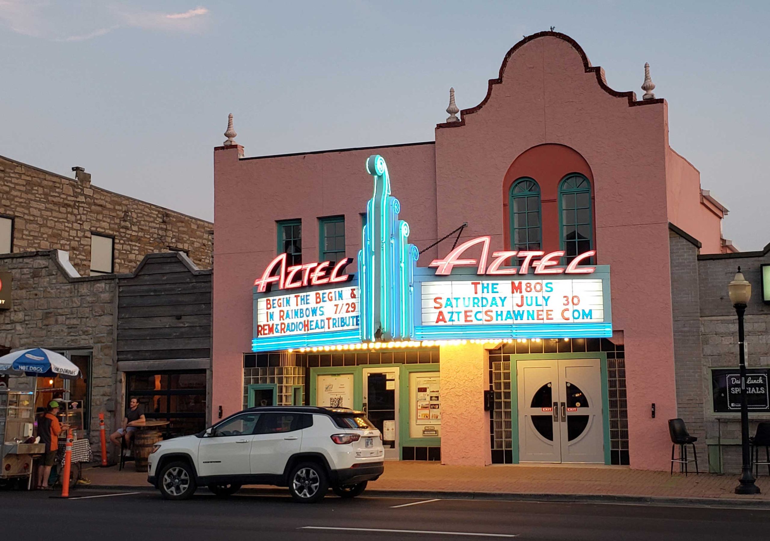 The Aztec Shawnee Theater in Shawnee, KS.
