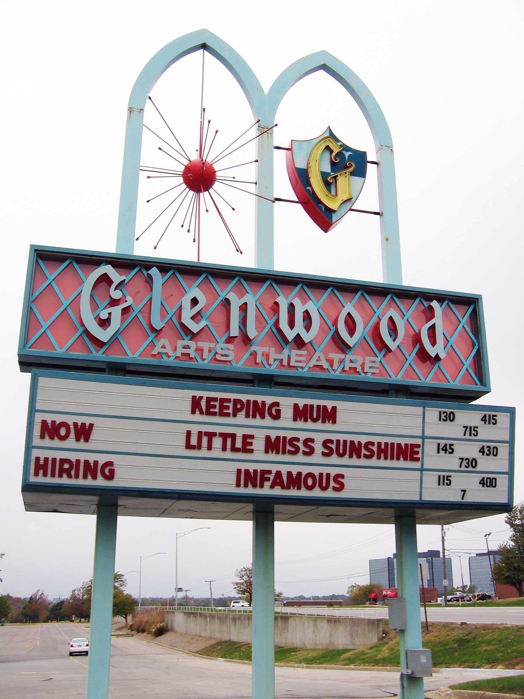 The atomic-age sign of the Glenwood