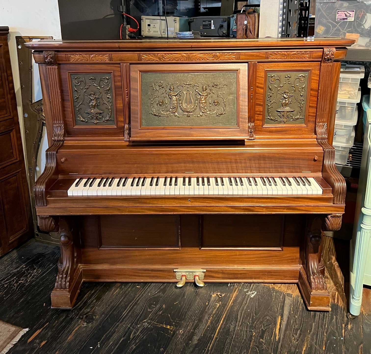 C.C. Briggs Upright Style piano