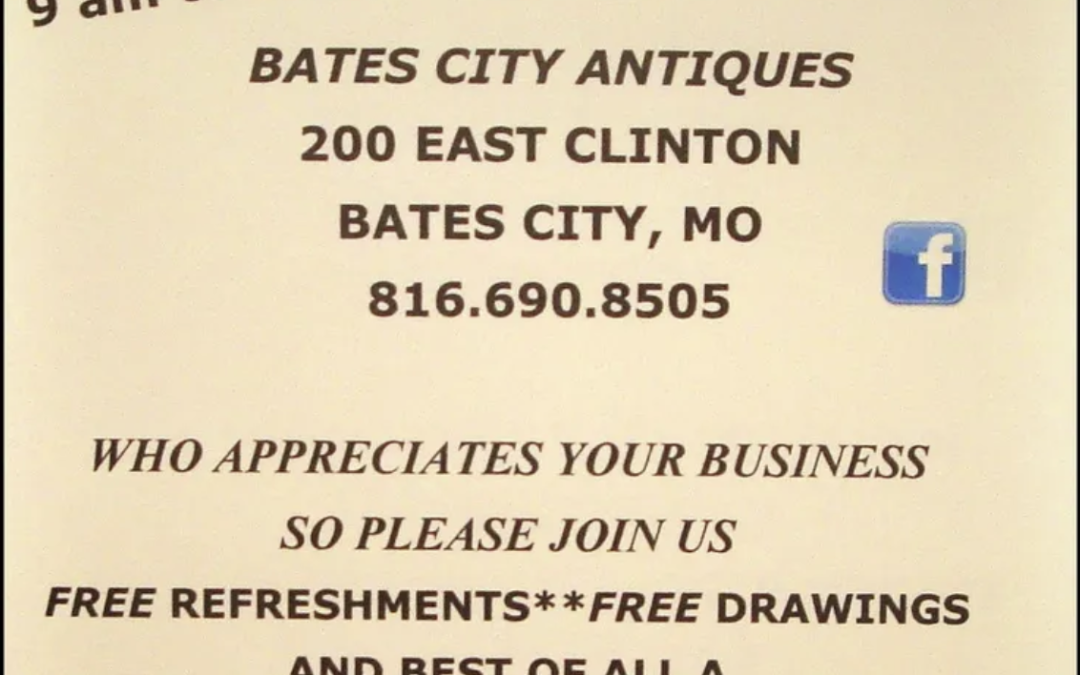 Bates City Antiques to host Customer Appreciation Day