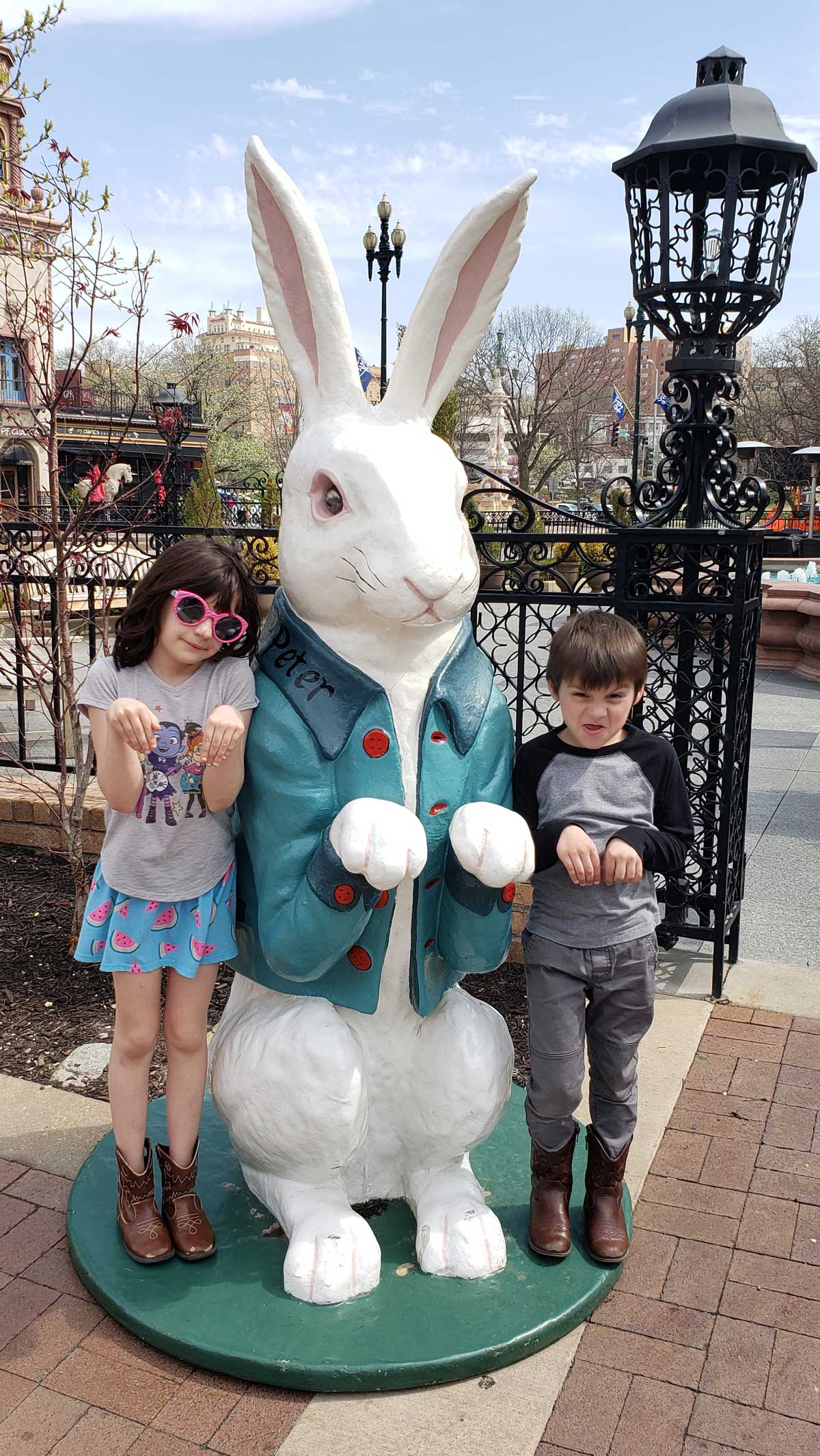 Peter Rabbit at the Plaza
