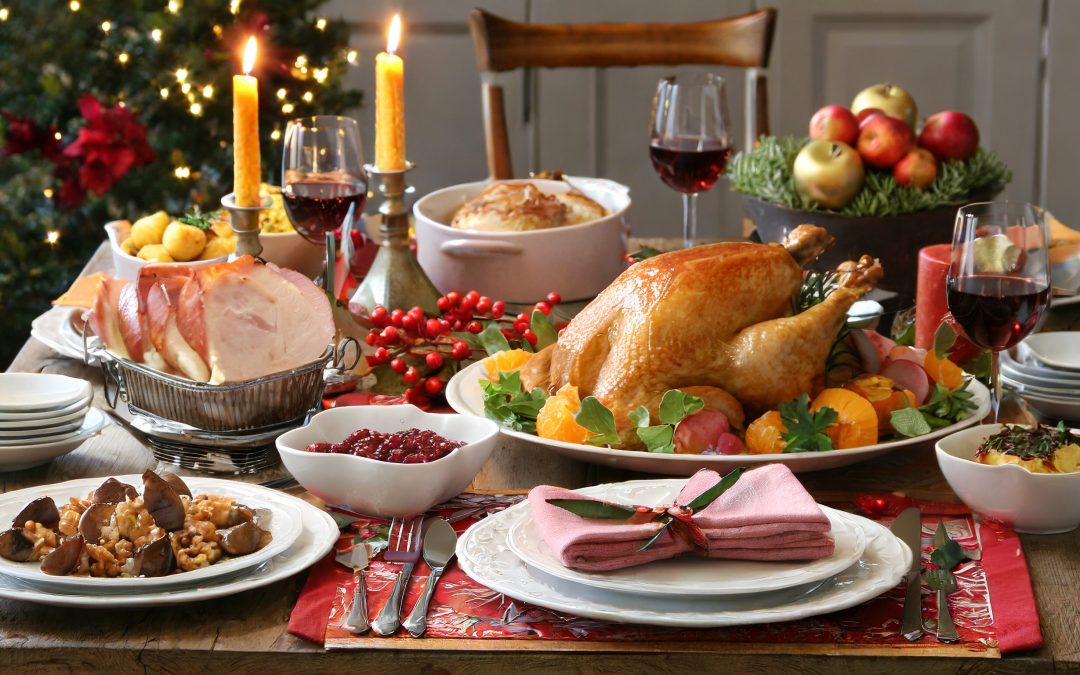 Christmas and thanksgiving dinner