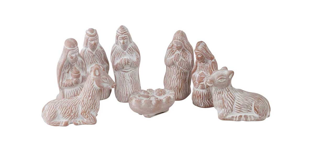 Silent Night Terracotta Nativity