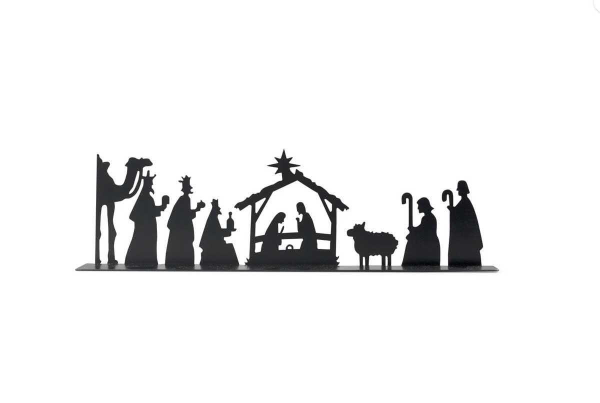iron Silhouette Nativity
