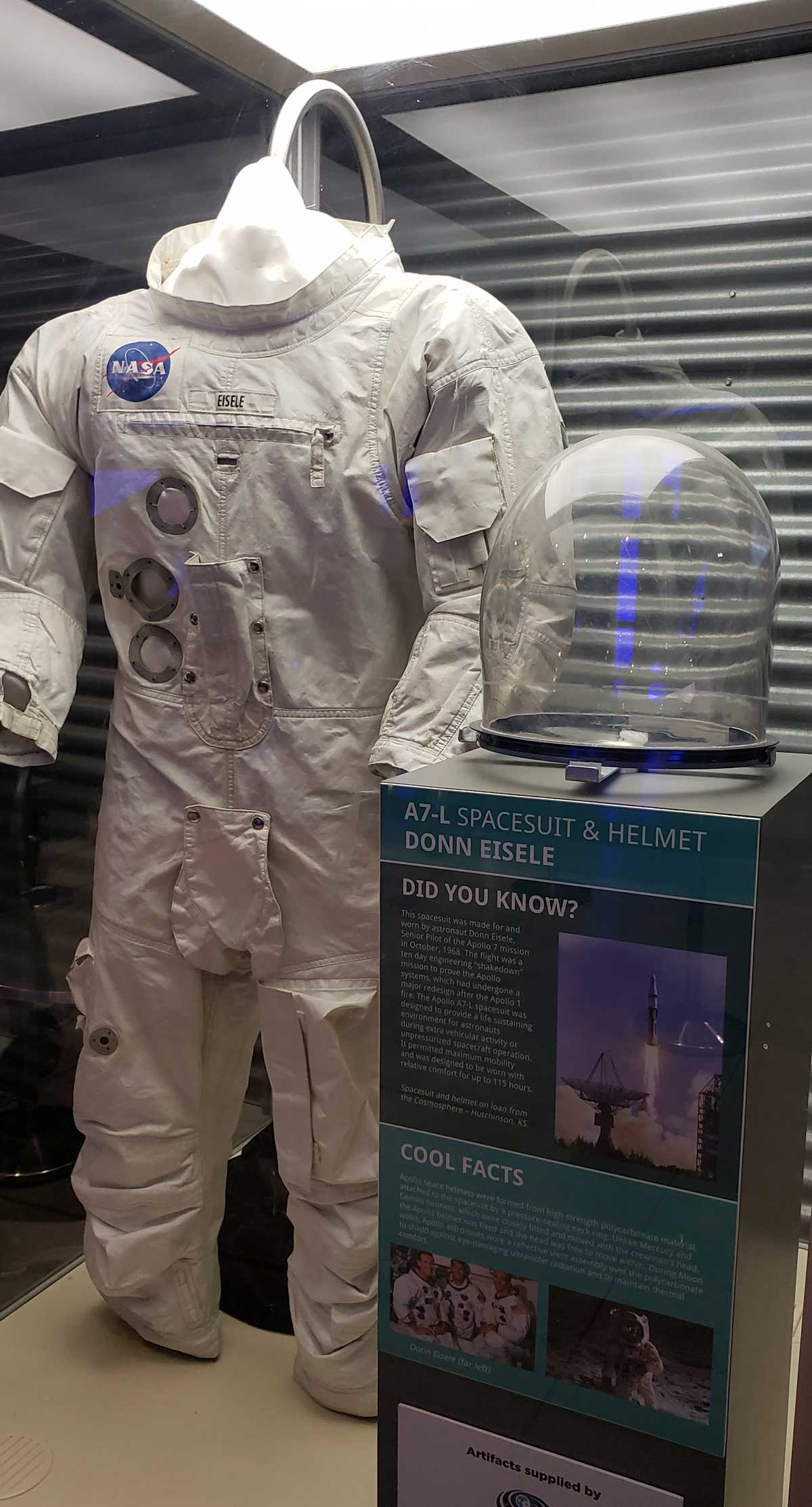 spacesuit, on display at Science City in Kansas City, MO