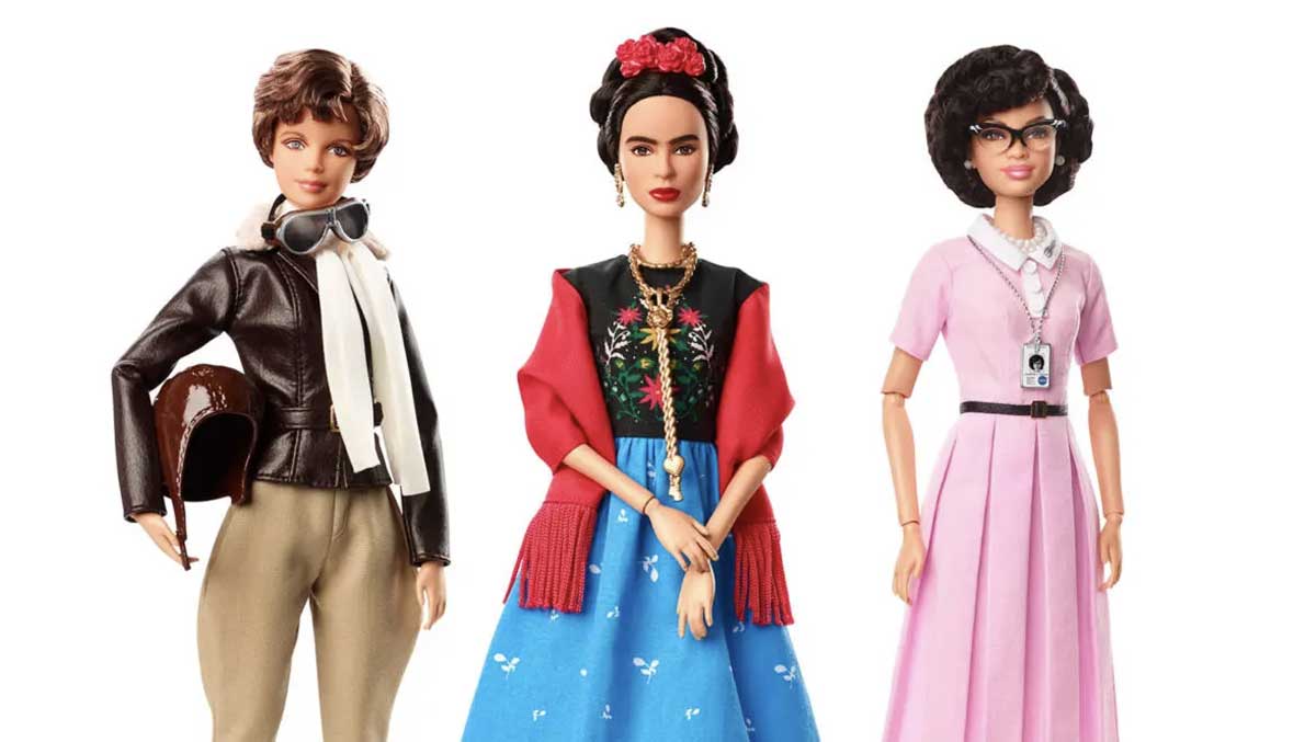 Mattel has even created Barbie dolls in the likeness of figures from pop culture and history