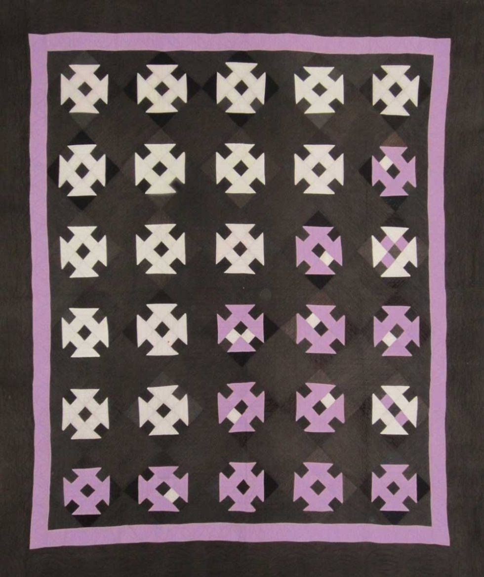 Quilt history revisited: The Churn Dash or Monkey Wrench pattern ...