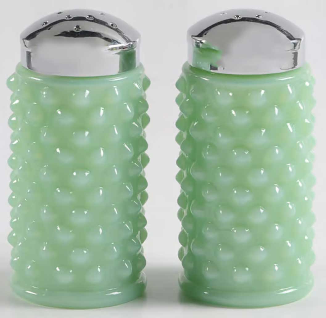 these shakers are made of jadeite