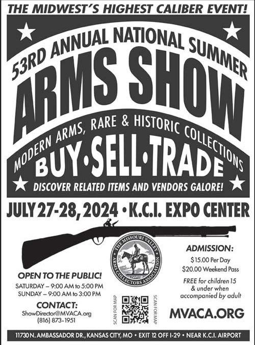 National Summer Arms Show to feature  firearms, historical pieces