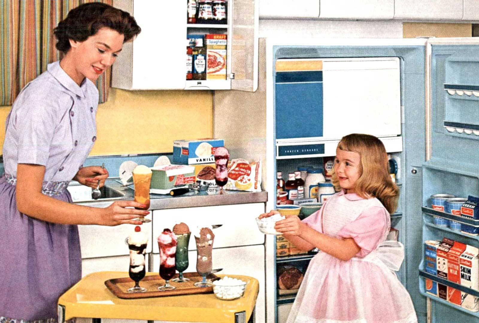 The Heart of the Home Kitchen appliances reveal food prep, storage trends throughout the years