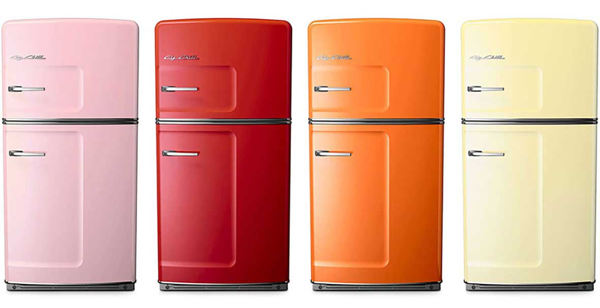 Vintage-inspired refrigerators