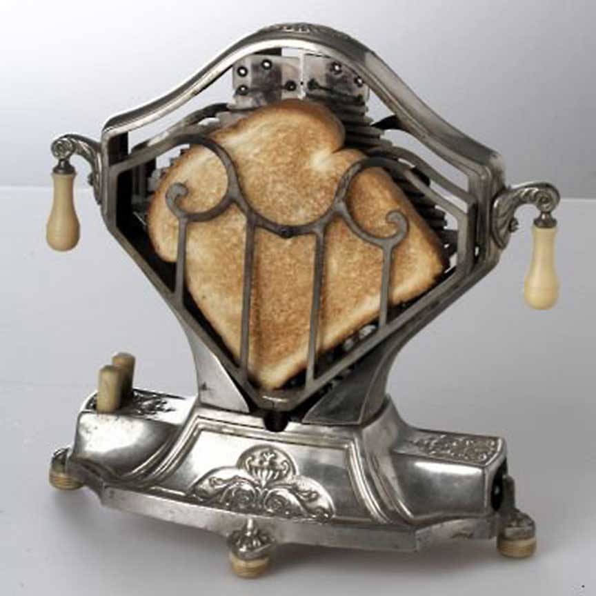 Art Deco-inspired toaster