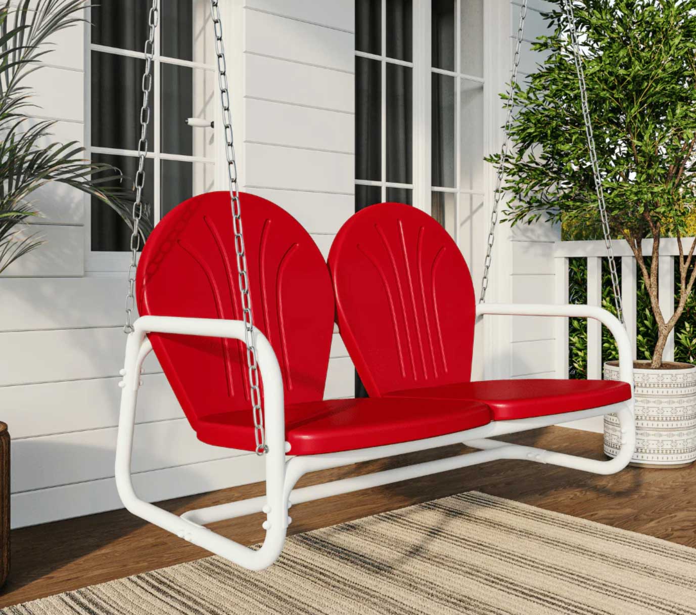 Swingin’ into Summer Stop and watch the world go by on a porch swing