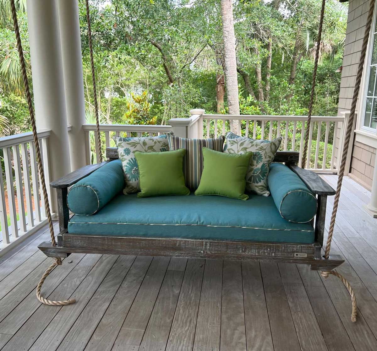 vintage porch swing