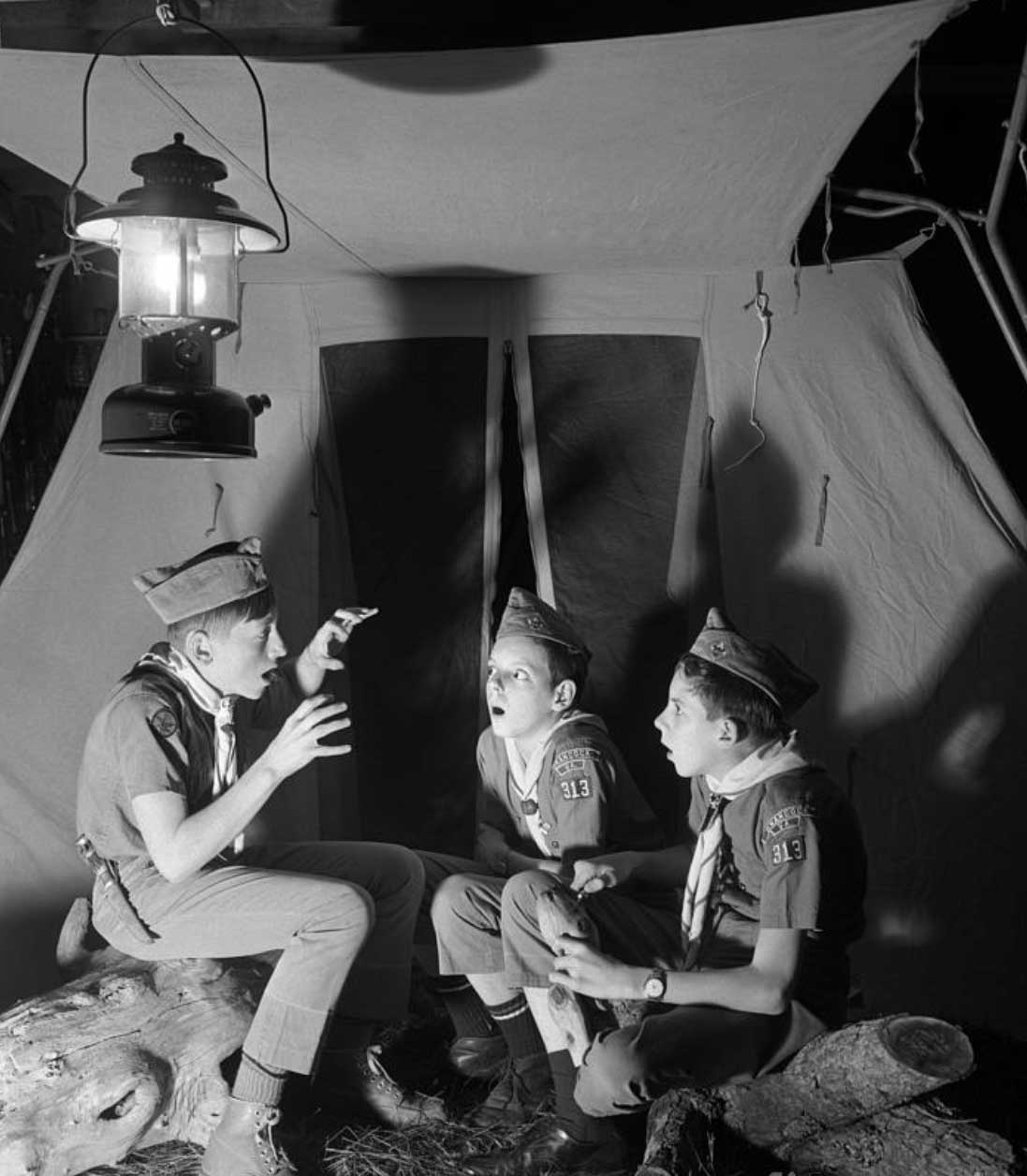 Boy Scout camping trip