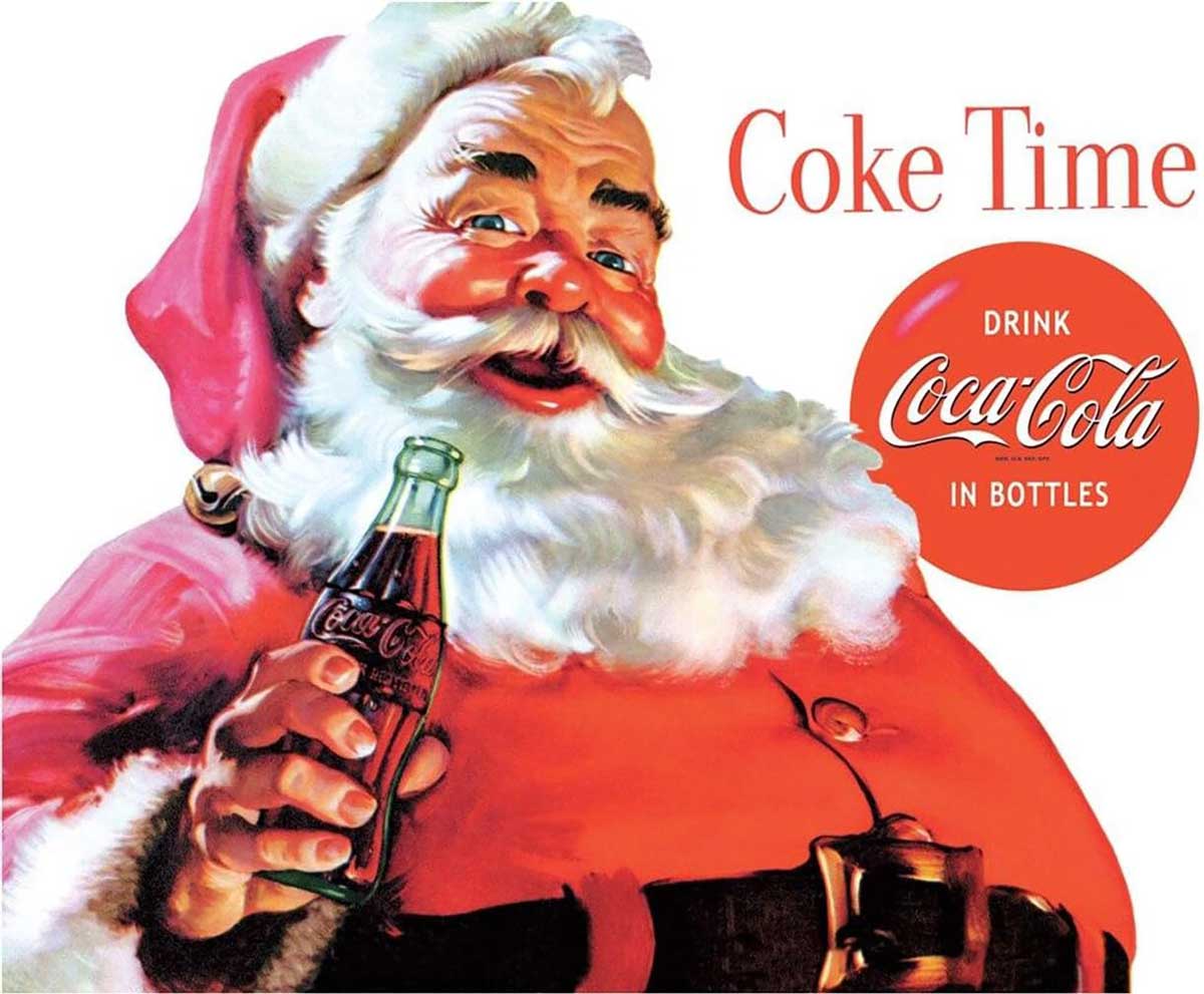 Santa and coke