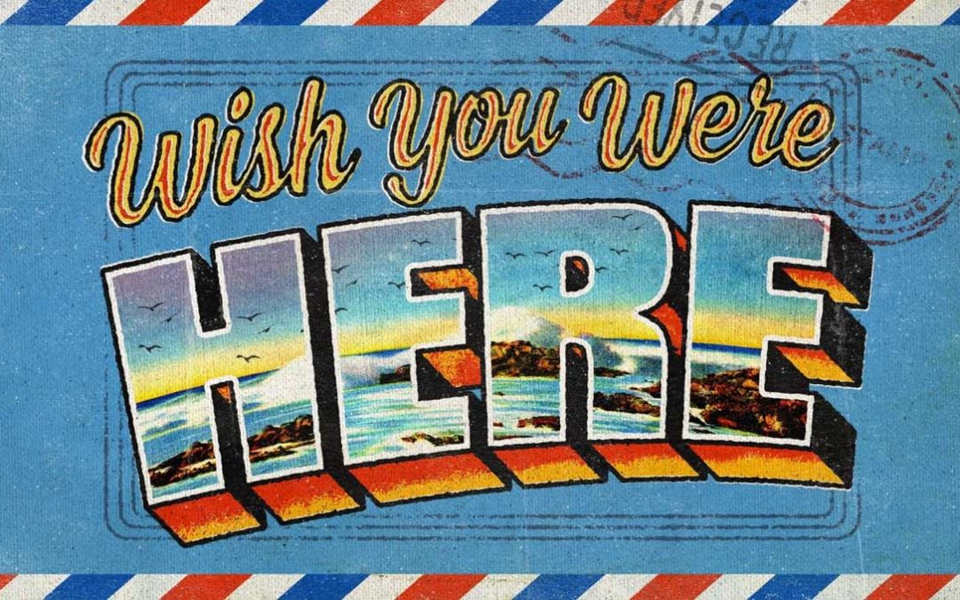 ‘Wish you were here!’ at the Metro East  postcard show and sale