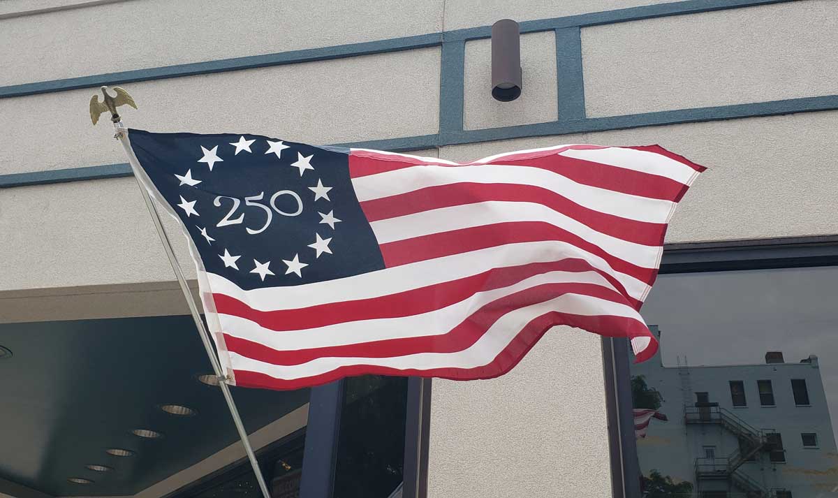 commemorative America 250 flag