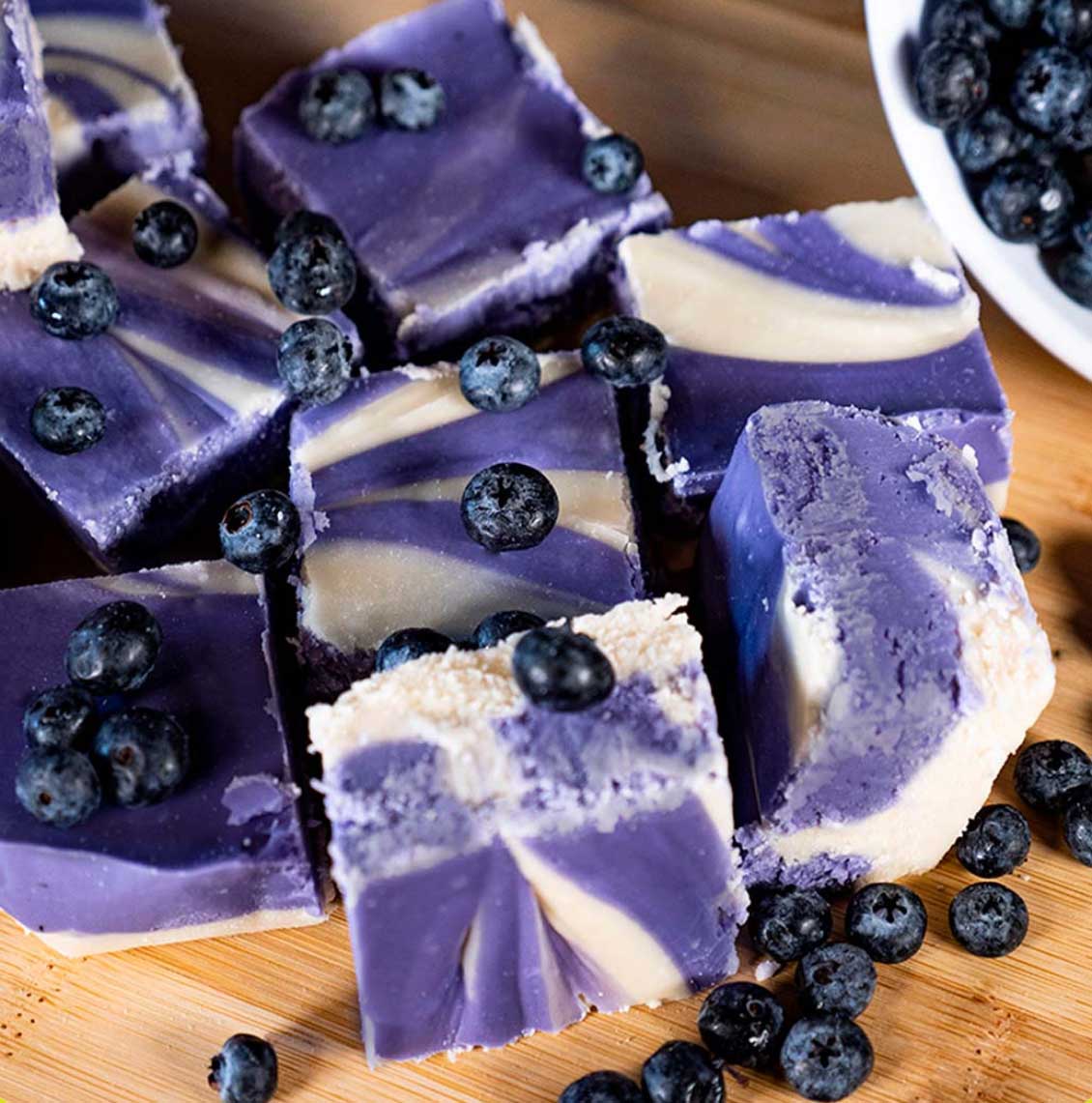blueberry fudge