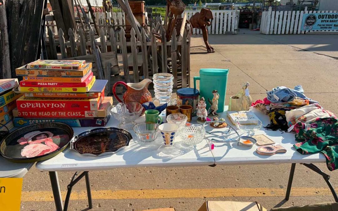 Sun, sidewalk sales, and summertime at  Jesse James and Rusty Chandelier