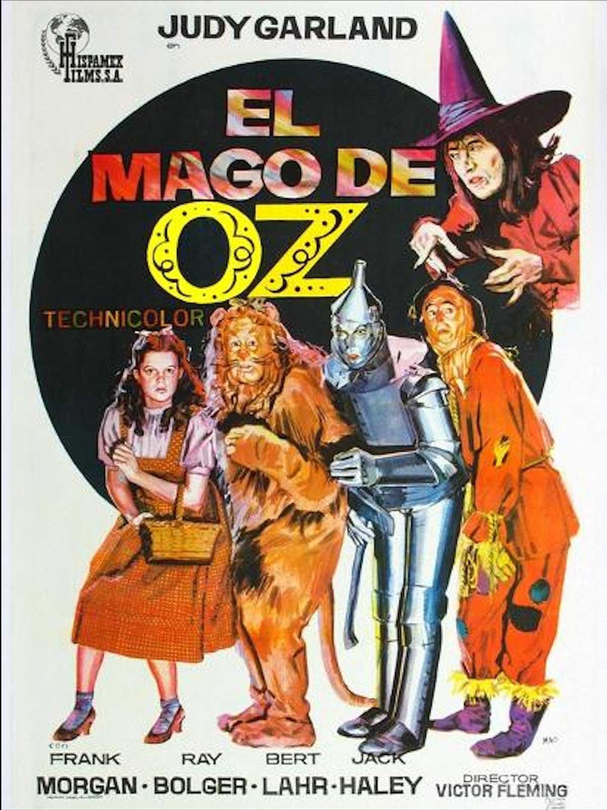Oz11 Spanish movie poster for The Wizard of Oz.