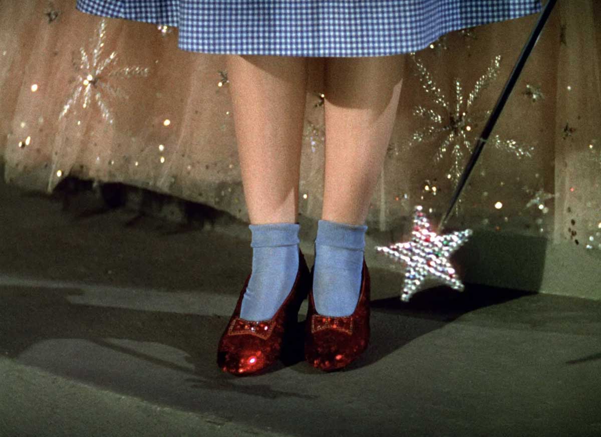 RubySlippers The pair of original ruby slippers